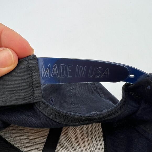 USS Stethem DDG 63 US Navy Hat Blue Embroidered Attack Bee Adjustable Snapback - Picture 9 of 11